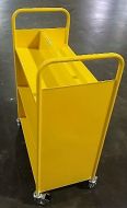 Economical Steel Book Trolley 6 Slopping Extra Height. 15PMT317-6SH
