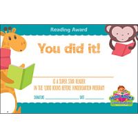 Reading Award Certificate .PD137-5107