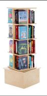 4 Tiers Books Display Spinner 22PMT652424-4