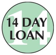 Round Subject Class Label 14 Day Loan Removable. PD128-0254