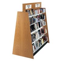 Open Top Design Laminate Wood Book Shelves